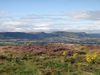 The view from the Captain Cook Monument on Easby Moor, showing the terrain walked over yesterday.