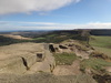 The view from Roseberry Topping summit towards Great Ayton Moor.