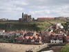 The view over Whitby to Whitby Abbey.