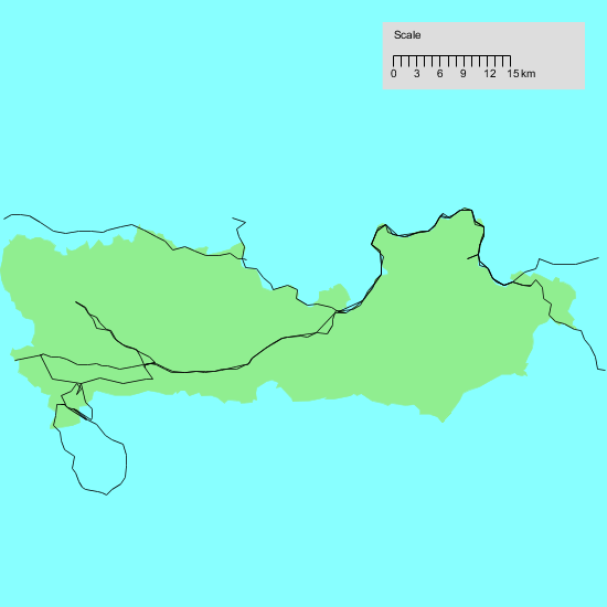 Map of my walks
