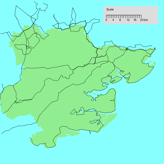 Map of my walks