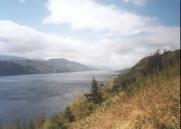 AR12	A view southwest along Loch Ness.