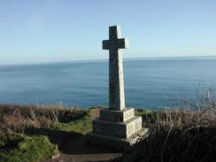 P20031230051	The war memorial above Talland. 