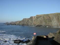 P20032150007	The cliffs to the north of Hartland Quay. 