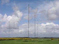 P20035112584	The Anthorn radio masts.