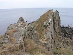 P20039058127	The cliffs at Logie Head.