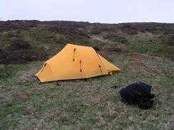 P200420034302193	My tent on Burnsall and Thorpe Fell.