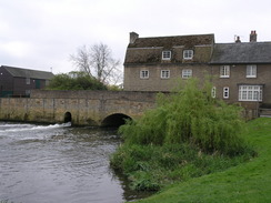 The River Cam in Trumpington.