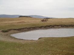 P20074030167	A pond on the Hergest Ridge.