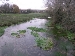 P2007B161448	The River Ebble at Broad Chalke.