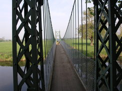 P20114235169	Doveridge suspension bridge.