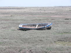 P20115235987	An old boat on the marshes.