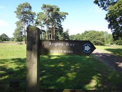 P2011DSC02599	An Angles Way signpost.
