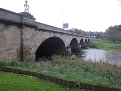 P2011DSC05172	The A7(T) bridge over the Eden in Carlisle.
