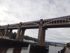 P2011DSC05938	The High Level Bridge in Newcastle.