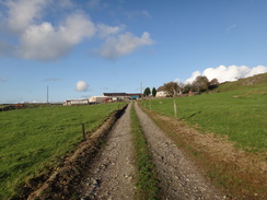P2011DSC06782	The track leading to Longcliffe Dale Farm.