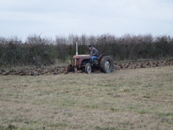 P2012DSC08669	A tractor ploughing.