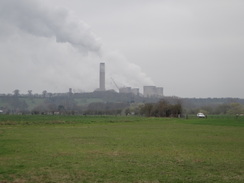 P2012DSC09525	A distant view of Ratcliffe on Soar power station.