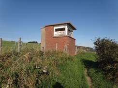 P2012DSC03323	One of the old radar buildings to the southwast of Ravenscar.