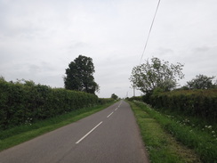 P2018DSC00801	The road between Thurning and Barnwell.