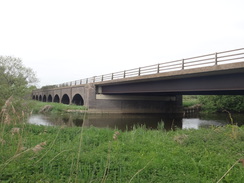 P2018DSC00864	The bridge carrying the A605 over the Nene.