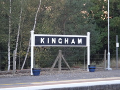 P2018DSC05063	Kingham station running-in board.
