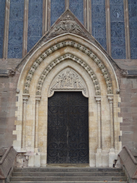 P2018DSC06228	The doorway at the western end of Worcester Cathedral.