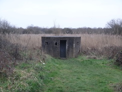 P2019DSC07448	An old pillbox in Hornchurch Country Park.