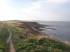 The view west from Gristhorpe Cliff.