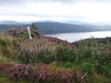 Looking down over Loch Ness.