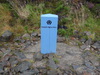 A marker at the highest point of the trail.