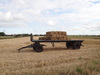 Hay on a trailer.