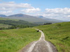Following the military road northwards towards the Bridge of Orchy.