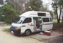 AG32	The campervan at Metung.