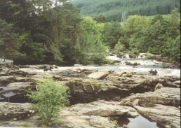 The Falls of Dochart on Killin.