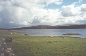 AT28	The Crannog in Loch Borralan.