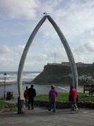 P2002A160034	The whale bone arch in Whitby. 