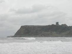 P2002A170038	Scarborough Castle viewed from across the north Bay. 