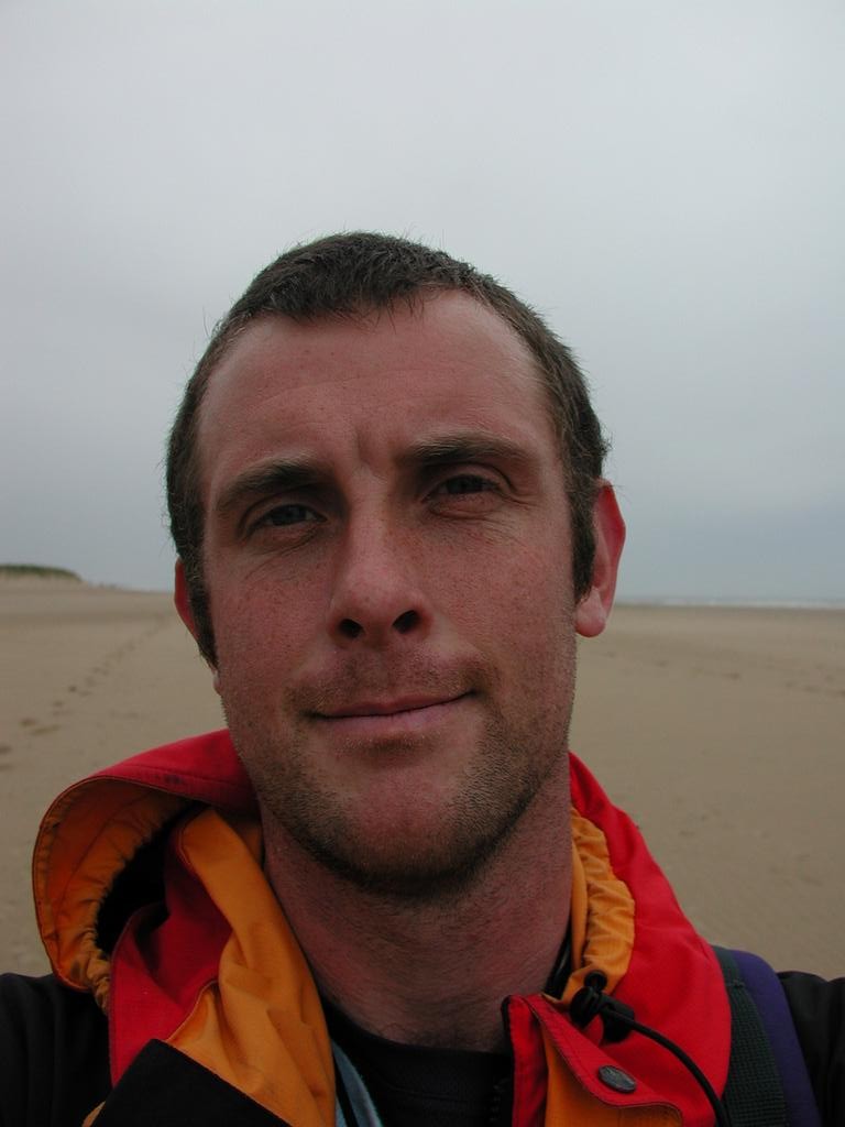A photo of myself on the beach. 