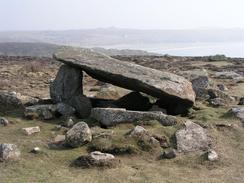 P20033200302	The Coetan Arthur Neolithic burial chamber.