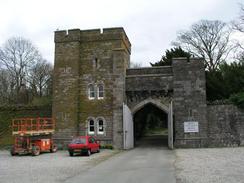 P20034141482	An entrance to Penrhyn Castle.