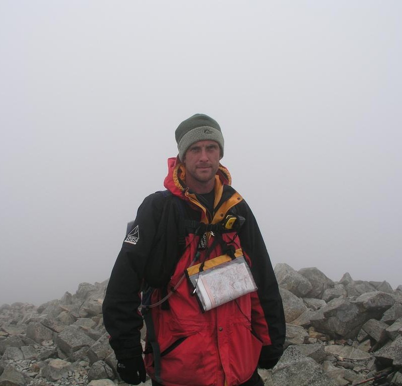 Myself at the summit of Scafell Pike.