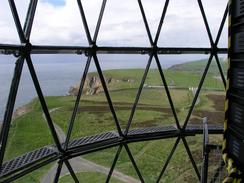 P20035243154	The view from inside the Mull of Galloway lighthouse.