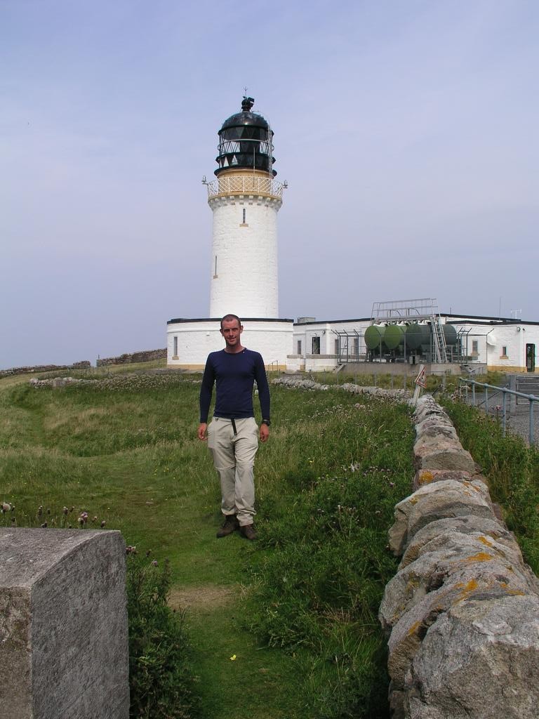 Myself by Cape Wrath lighthouse.