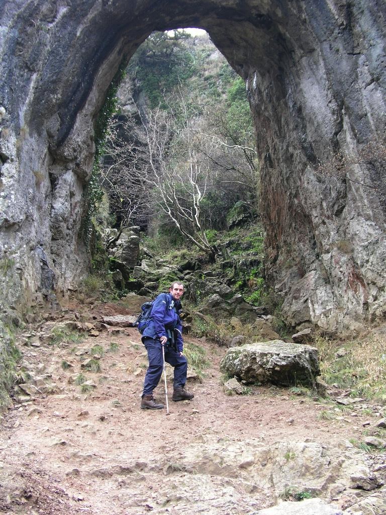 Myself in front of Reynard's Cave.