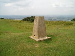 P20047280899	The trig point on Cleeve Common.