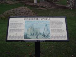 P2004C112831	An information board about Colchester Castle.