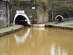 The entrance to the Harecastle Tunnels.