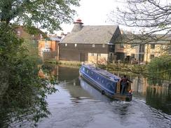 The River Lea in Hertford.