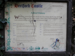 P2005B128030	An information board about Hertford Castle.